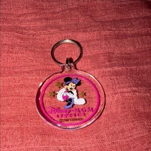 Vintage Disney MGM Studios Keychain Minnie Mouse